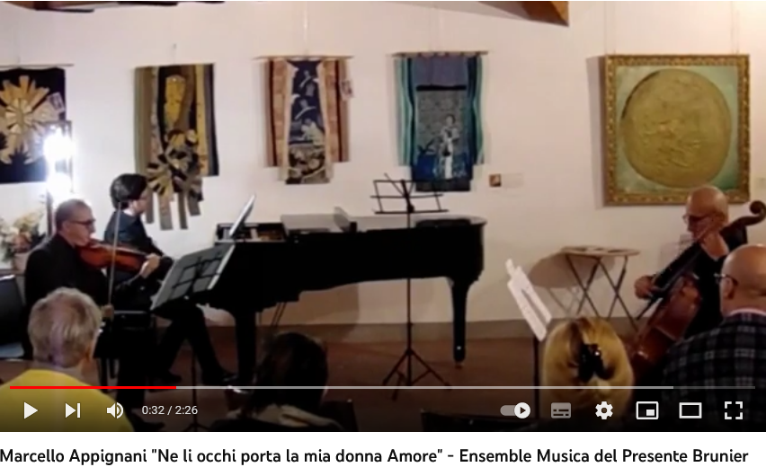 "Ne li occhi porta la mia donna Amore" live a Lucca